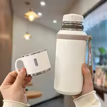 Dual-Cup Travel Thermos